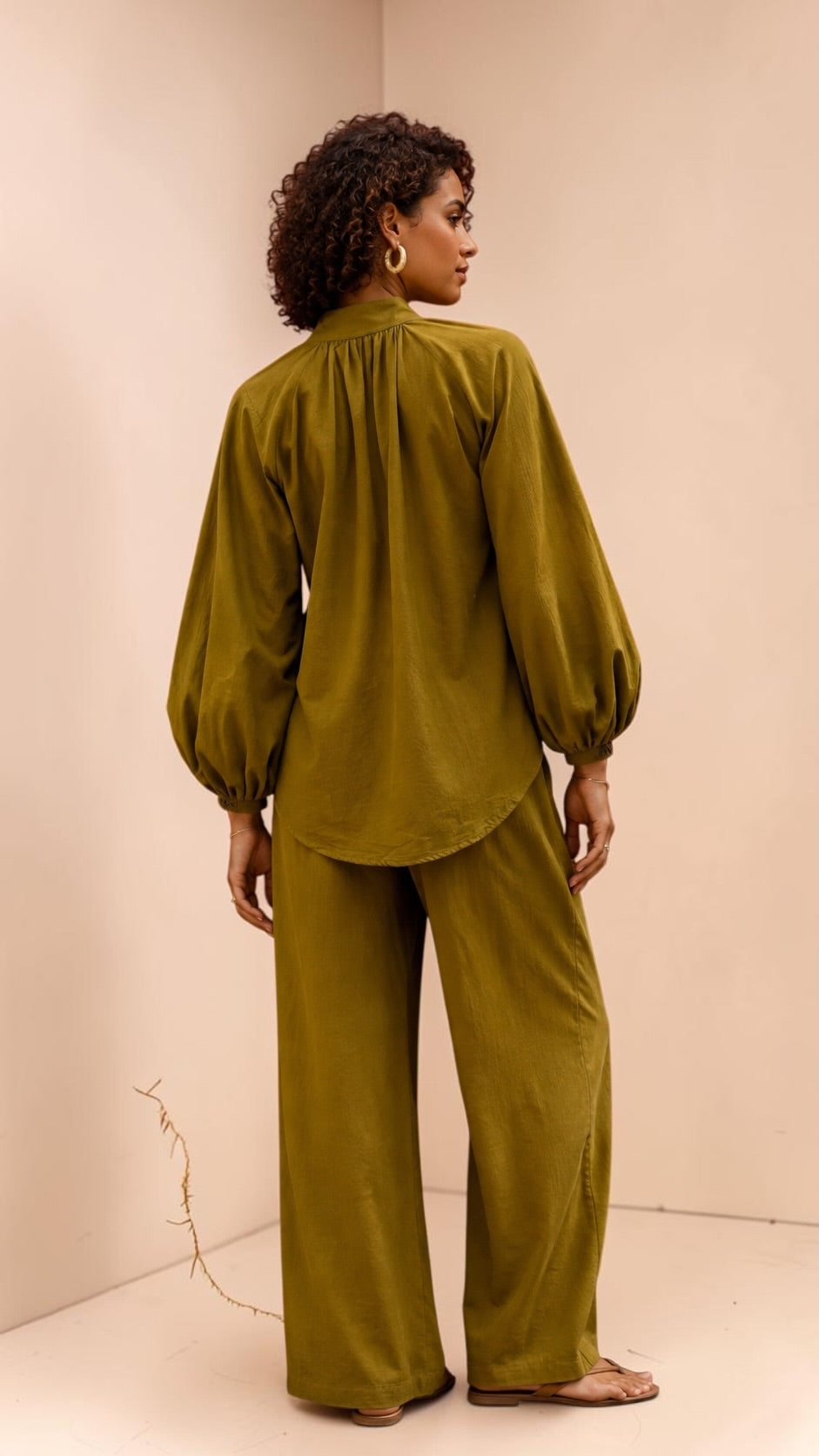 Vana Olive Co-ord Set
