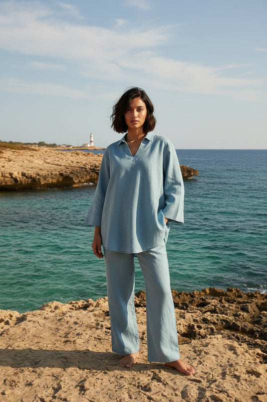 Riva Powder Blue Top