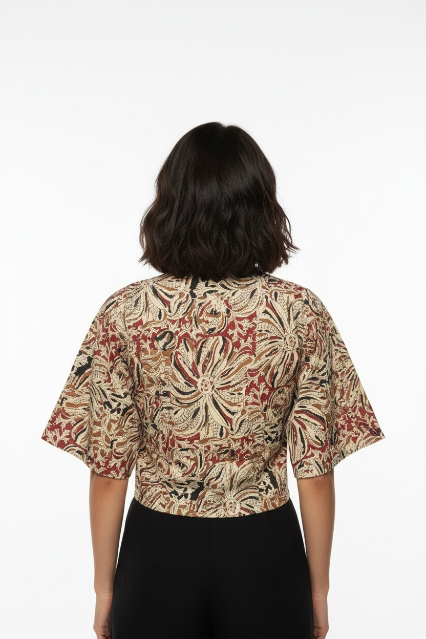 Ellora Block Print Top